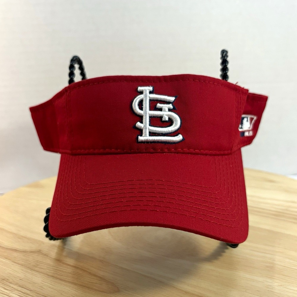 OC Sports St. Louis Cardinals MLB Red Visor One Size Officially Licensed